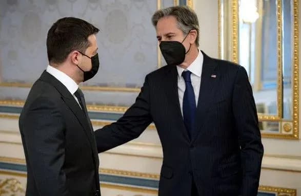 Блінкен зустрівся із Зеленським у Києві