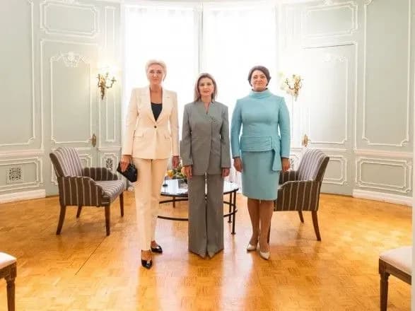 В Українському інституті Нью-Йорка зустрілися представники Люблінського трикутника в особах перших леді