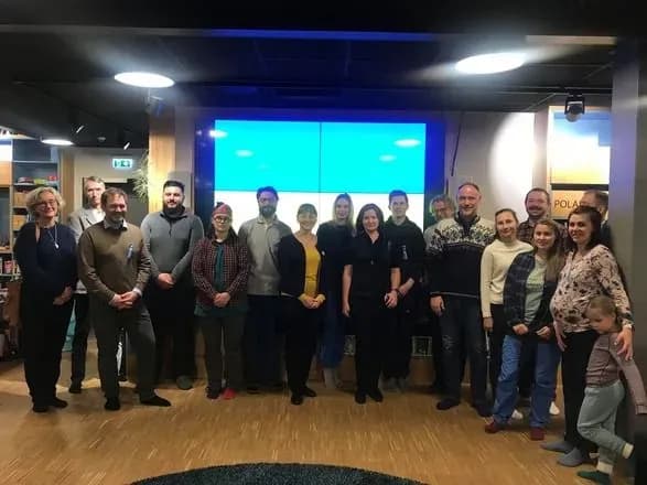 "Українська книжкова поличка" з'явилася у бібліотеці в Норвегії