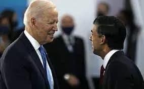 Байден и Сунак обсудили поддержку Украины и противостояние Китаю