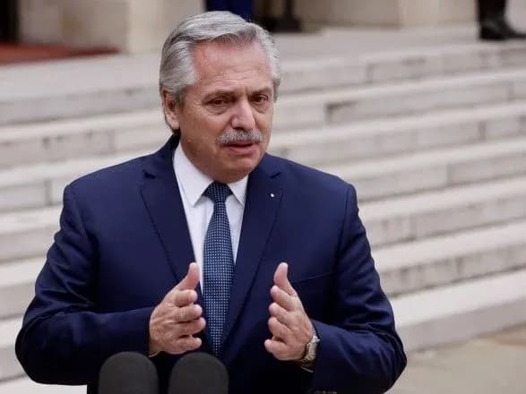 Президент Аргентини сказав про необхідність "глобального рішення" щодо війни росії проти України