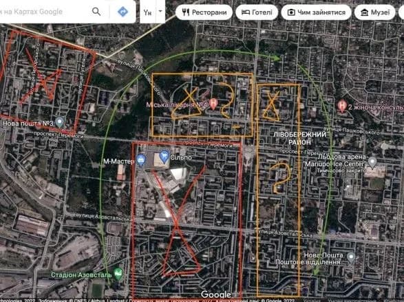 Рашисти у Маріуполі хочуть знести майже всю стару частину району, наближеного до Азовсталі