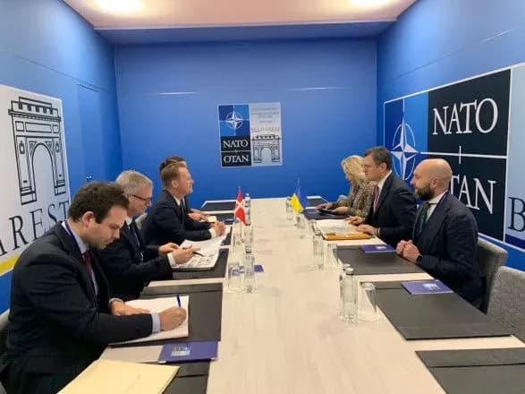 Кулеба обговорив із головою МЗС Данії підтримку України та зусилля з реалізації формули миру