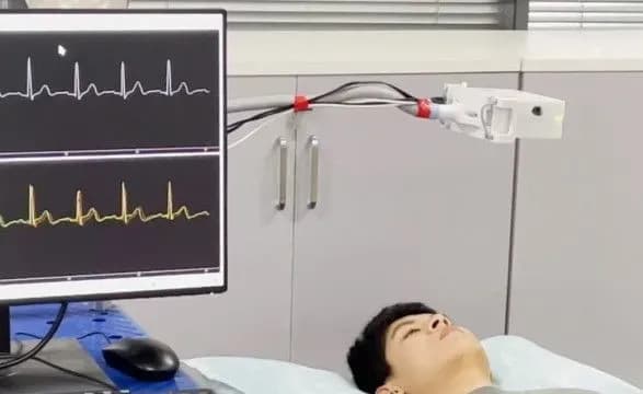 У Китаї вчені розробили безконтактний метод моніторингу ЕКГ