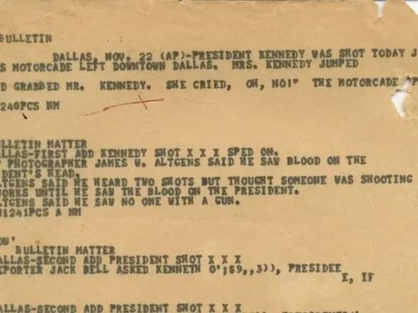 У США опублікували тисячі документів, пов'язаних із вбивством Кеннеді