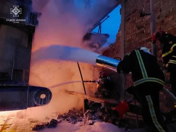 Атака дронів на Київ: ліквідували пожежу на об'єкті критичної інфраструктури