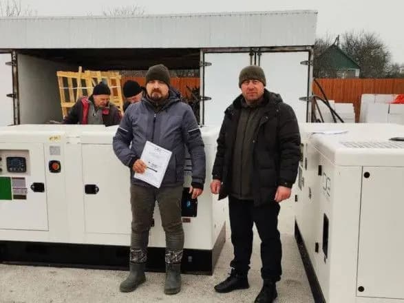 Херсонська область отримала п'ять потужних генераторів від США