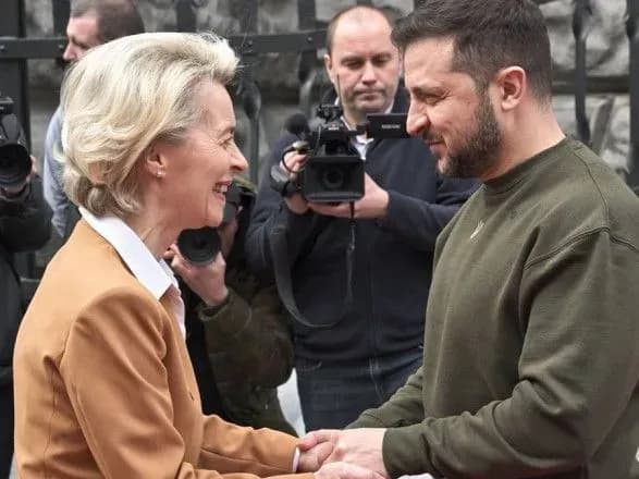 "Помітні кроки вперед": голова Єврокомісії зустрілася з Зеленським і оцінила поступ України на шляху до ЄС