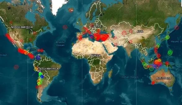 Со дня стихийного бедствия в Турции в мире зафиксировали около 800 землетрясений