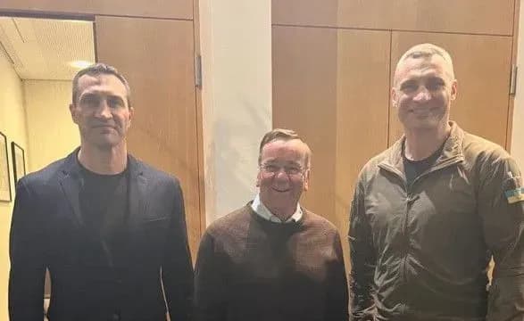 Кличко після зустрічі з Пісторіусом: Німеччина продовжить підтримувати Україну
