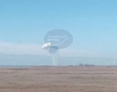 В Армянську на півночі Криму стався вибух у російській військовій частині