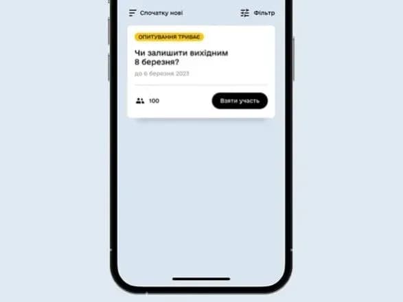 У "Дії" завершилося голосування за вихідний 8 березня: оприлюднили результати