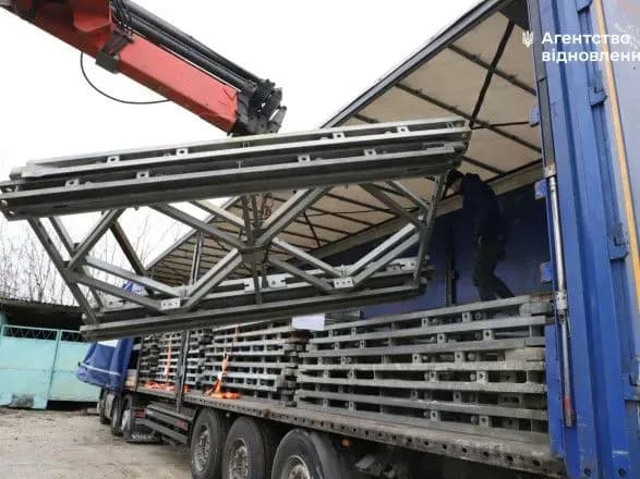 В Україні розпочався монтаж першого тимчасового мосту від Норвегії