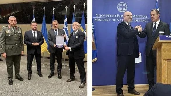 Резніков зустрівся з міністром оборони Греції