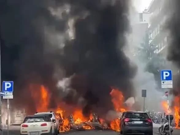 Вибух стався в центрі Мілана: піднялася чорна хмара