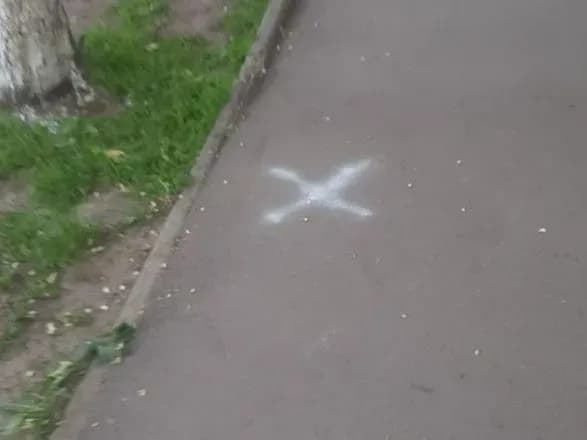 В окупованому Сімферополі з'явилися мітки біля адмінбудівель