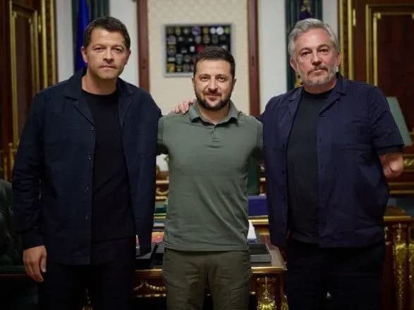 В Україну приїхав Міша Коллінз: Зеленський зустрівся з американським актором