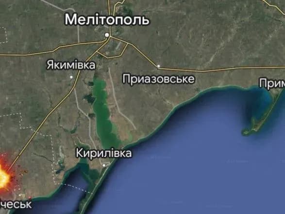 И расстояние в 100 км от линии фронта не спасает от "хлопка": в т.о. Геническом районе Херсонщины раздавались взрывы