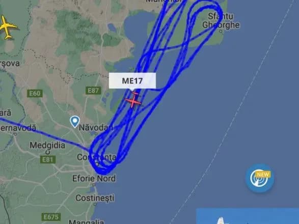 Біля Чорного моря кружляють розвідувальні літаки НАТО