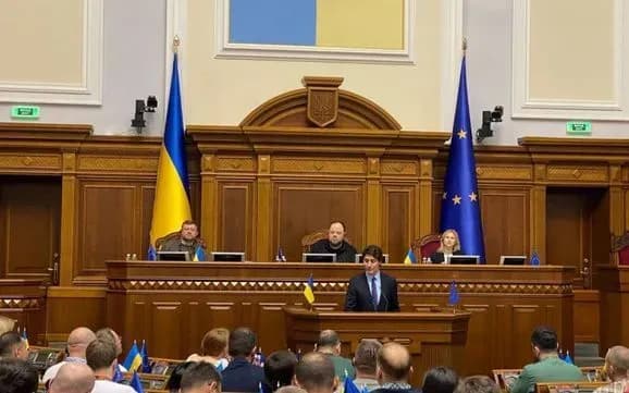 "Ваша перемога буде в книгах історії": Трюдо виступив у Верховній Раді