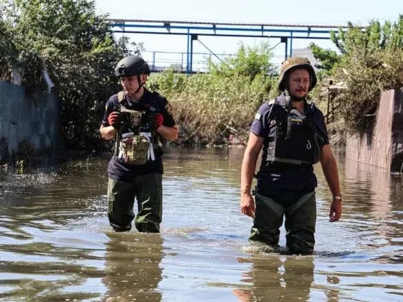 Вода після підриву дамби відступила вже від 32 населених пунктів на Херсонщині