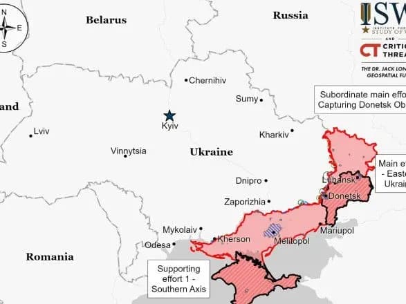 росіяни у відповідь на контрнаступ ЗСУ стягують до Бахмута підрозділи з інших напрямків – ISW