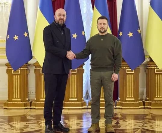 Зеленський обговорив з Президентом Європейської ради про відкриття переговорів щодо членства в ЄС