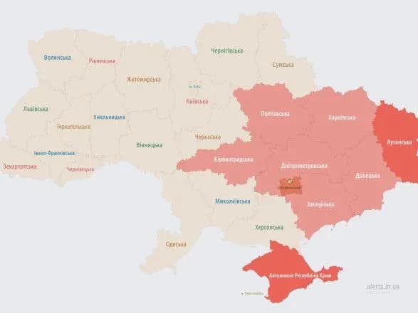 У шести областях є загроза пуску балістичних ракет – Повітряні Сили