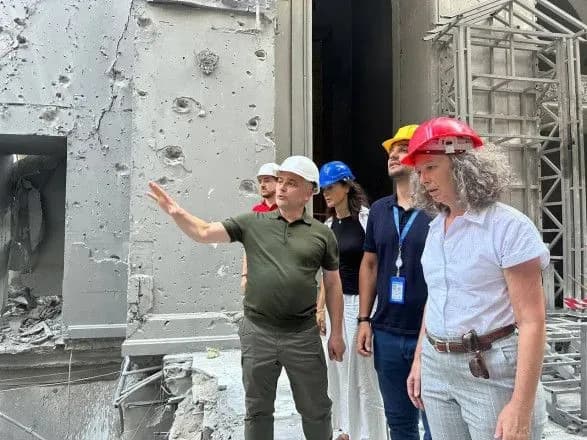 Кіпер показав представникам ООН наслідки атаки росіян на храм