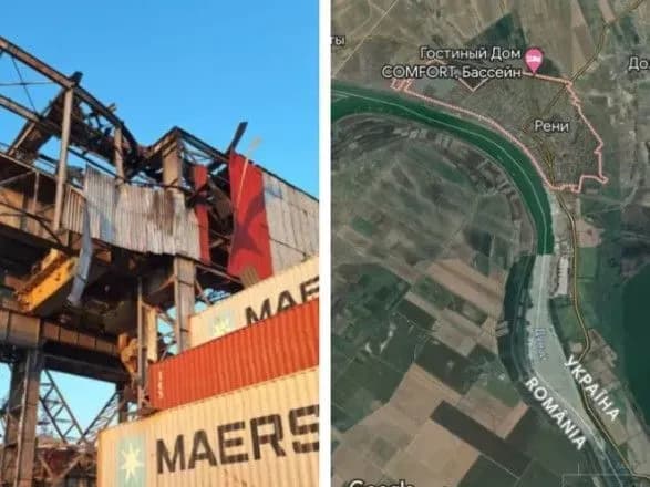 Унаслідок російської атаки на порт Рені пошкоджено румунське судно