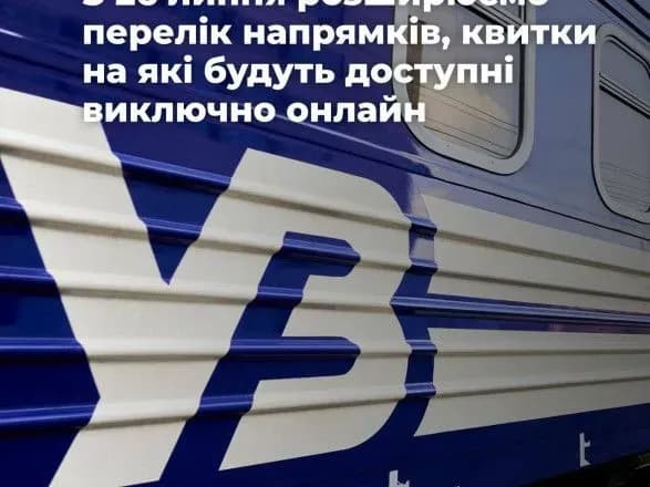 Міжнародні квитки «Укрзалізниці» можна буде купити тільки онлайн