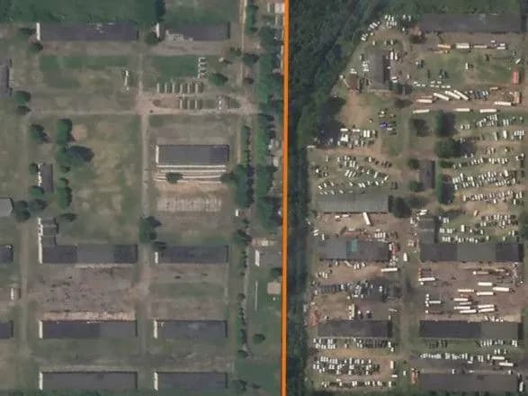 У таборі "вагнерівців" у білорусі знаходиться 754 одиниці техніки