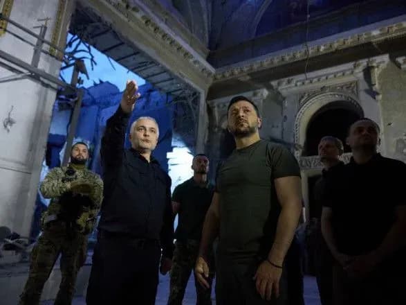 В ОП повідомили детали візиту Зеленського до Спасо-Преображенського собору в Одесі