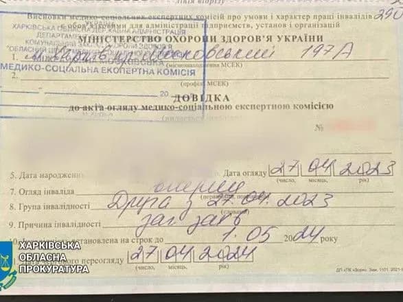 Займалась оформленням фейкової групи інвалідності "під ключ": у Харкові судитимуть жінку