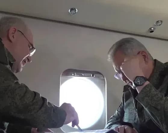 минобороны рф показало шойгу якобы в зоне проведения боевых действий