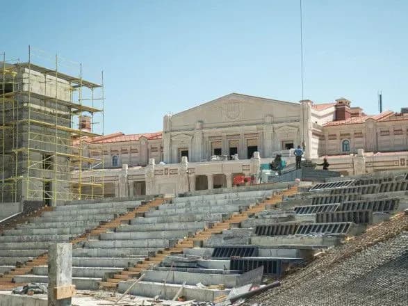 росіяни знищують "Херсонес Таврійський" зведенням амфітеатру - Спілка археологів України