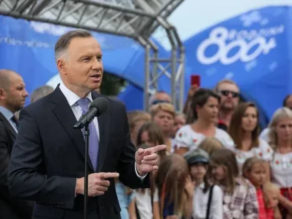Президент Польщі Дуда: "Ми очікуємо від української влади розуміння того, що у нас є свої інтереси"