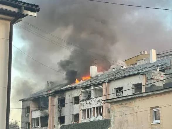 Поліція показала перші хвилини після ворожого удару по Львову