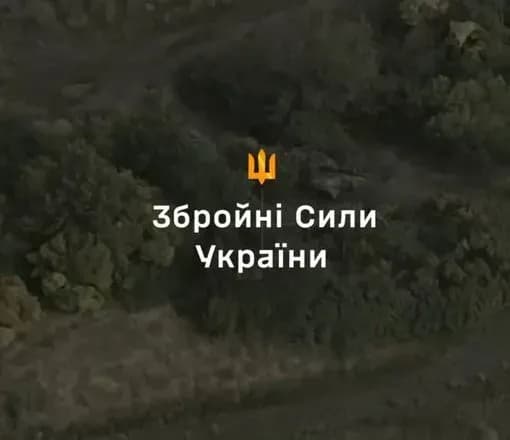 У Залужного показали, як наші бійці дроном знищили ворожу гаубицю