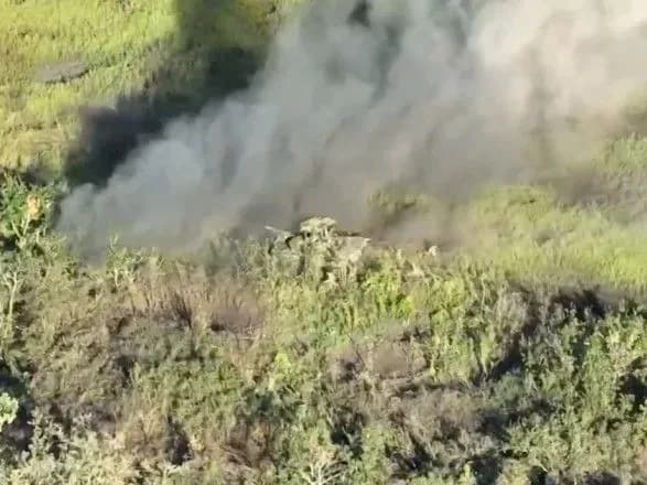 Сырский показал, как Силы обороны уничтожили вражеский танк под Соледаром