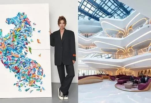 Українське сучасне мистецтво та геніальна архітектура Захи Хадід: Яна Руснак представить свої картини в останньому творінні геніальної архітекторки