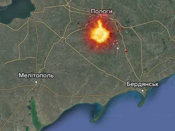 "Пекельні псевдовибори": в окупованих Пологах знищено штаб “єдінай расії”