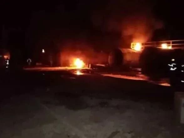 Під оренбургом у росії вночі горіла нафтобаза