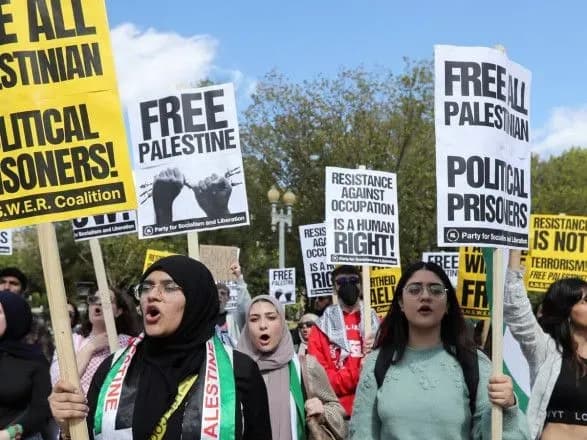 У США відбулися сутички між прихильниками Ізраїлю та Палестини