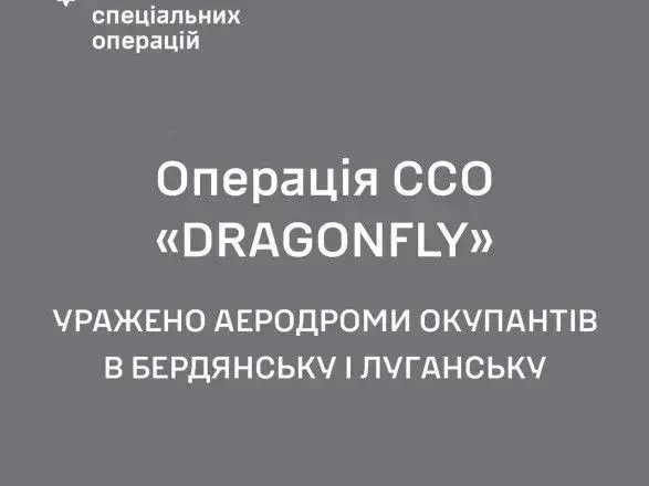 Сили оборони знищили на аеродромах Бердянська та Луганська 9 гелікоптерів і склад боєприпасів рф