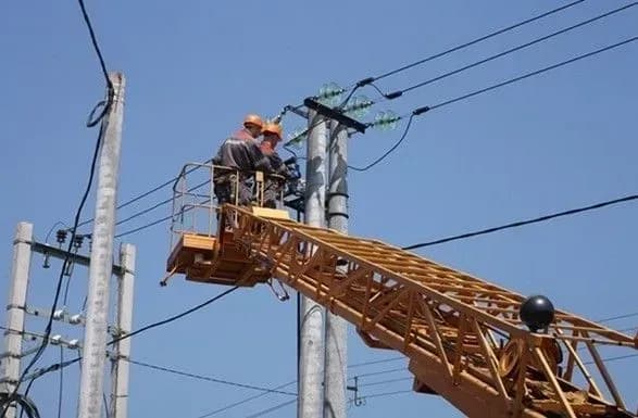 На Херсонщині знеструмлені три населені пункти