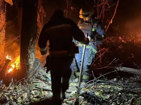 В небе над Днепропетровской областью ночью сбили вражескую ракету