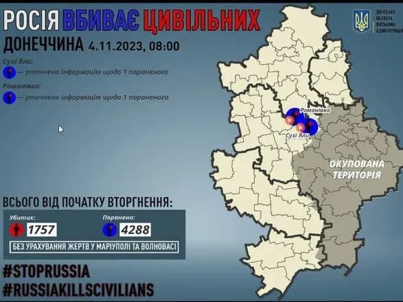Стало відомо, як минула ніч на Донеччині
