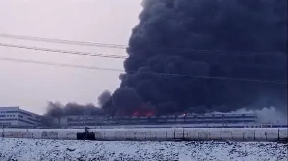 У Бурятії горить гірничо-збагачувальний комбінат