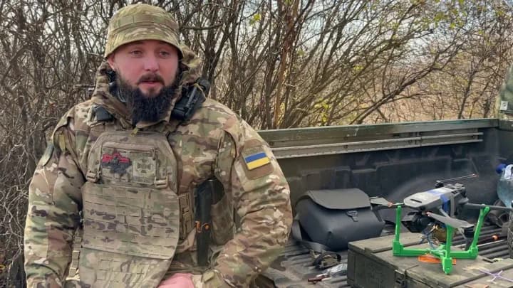 Border guards use drones to detect enemy positions and destroy them (video)